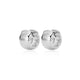Boucles d’oreilles huggies épaisses Reign en argent 925