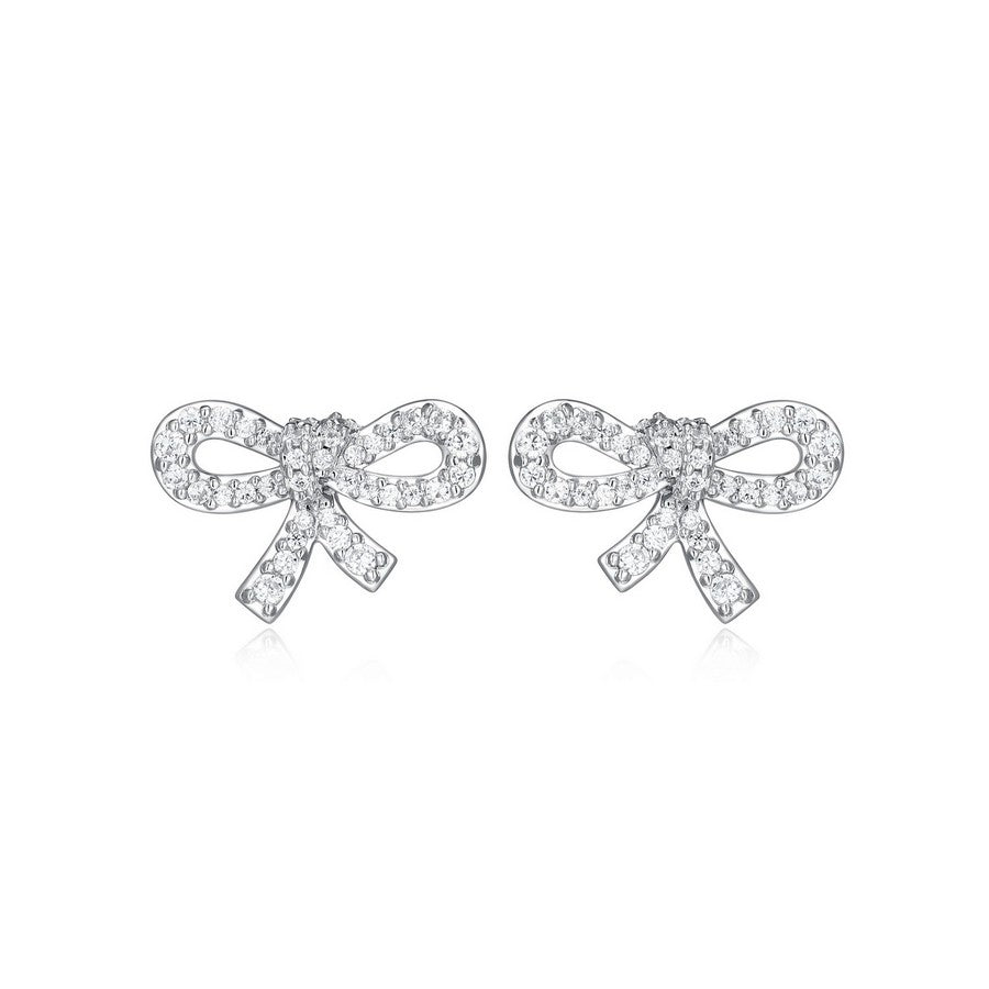 Boucles d’oreilles Reign nœud papillon en argent 925