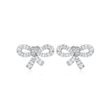 Boucles d’oreilles Reign nœud papillon en argent 925