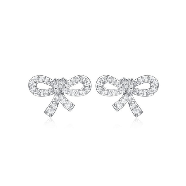 Boucles d’oreilles Reign nœud papillon en argent 925