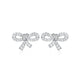 Boucles d’oreilles Reign nœud papillon en argent 925
