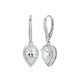 Boucles d’oreilles pendantes zircon Reign en argent 925