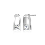 Boucles d’oreilles puces princesse ELLE en argent 925