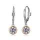 Boucles d’oreilles pendantes ELLE en argent 925 plaqué or