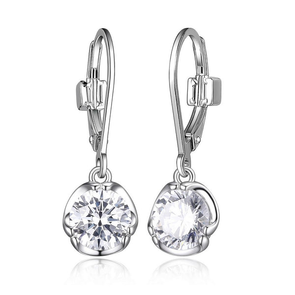 Boucles d’oreilles Promise ELLE en argent 925 et zircon
