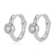 Créoles ELLE en argent 925 et zircon serti clos