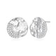 Boucles d’oreilles puces ELLE en argent 925 plaqué rhodium