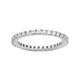 Bague d’éternité Reign en argent 925 sertie de zircons