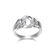 Bague à maillons hexagonaux ELLE en argent 925