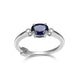Bague saphir synthétique bleu ELLE en argent 925