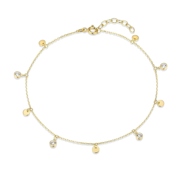 Bracelet Délicat Zircon – Reign Argent 925