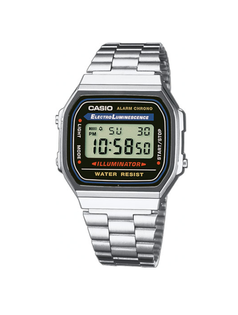 Casio Vintage A168WA Argentée