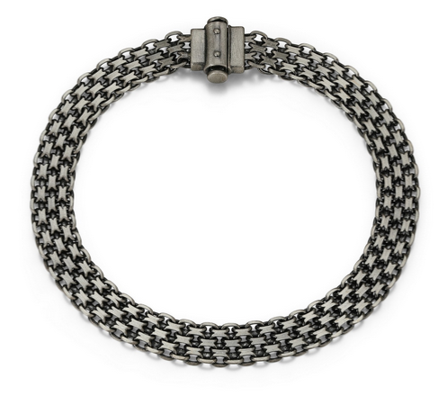 Bracelet Chaîne Bismark Gunmetal – Ethos Argent 925