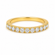 Bague Semi-Éternité Or 14K Diamants 0,65ct