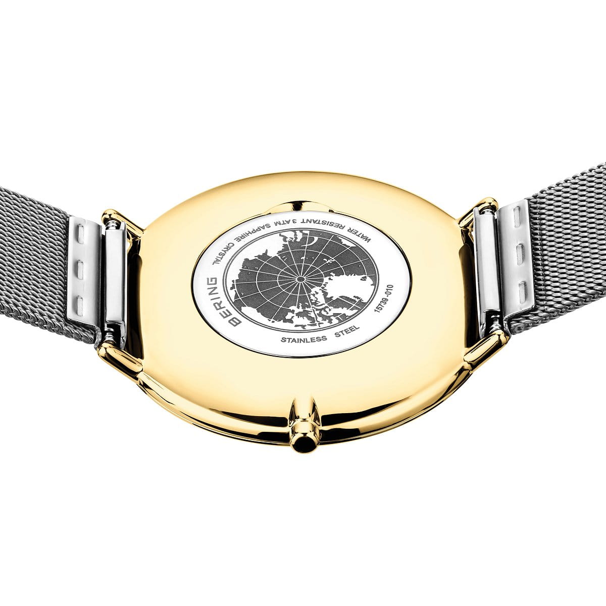 Bering Classic 39mm Bicolore Acier Or