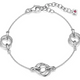 Bracelet ELLE argent 925 anneaux doubles