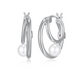 Clous Perle Coquille – Elle Argent 925