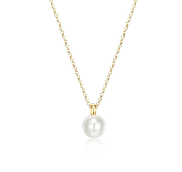 Collier Perle Synthétique – Elle Argent 925