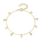 Bracelet Reign en argent 925 plaqué or 18K et zircon
