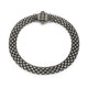 Bracelet maille bismark Ethos argent 925 finition gunmetal