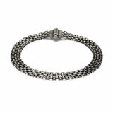 Bracelet maille bismark Ethos argent 925 finition gunmetal — vue 2