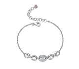 Bracelet Grain de Café Zircon – Elle Argent 925