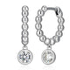 Boucles d'Oreilles Huggies Goutte Zircon – Reign Argent 925