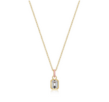Collier Zircon Or Rose Plaqué – Reign Argent 925