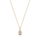 Collier Zircon Or Rose Plaqué – Reign Argent 925