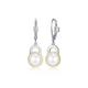 Boucles d'Oreilles Pendantes Perle – Elle Argent 925
