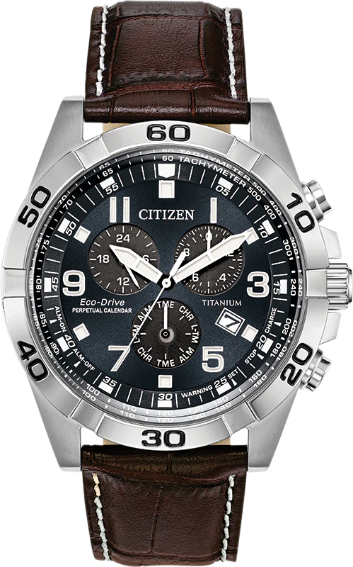 Citizen Brycen Brown Leather Watch