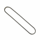 Collier Ethos maille franco gunmetal 24 po argent 925 — vue 3