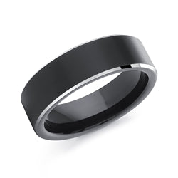 Bague Cobalt Fini Brossé – Alliance Homme Malo