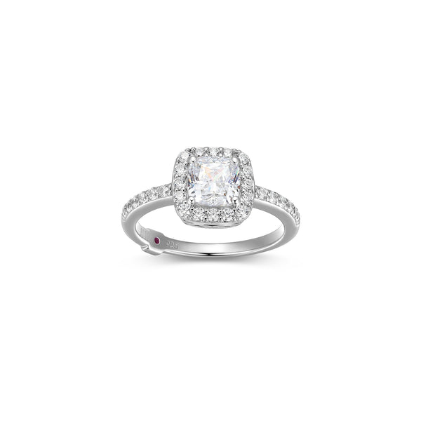 Bague Éclat Zircon Cubique – Elle Argent 925