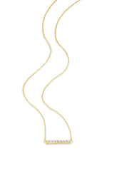 Collier barre Reign en argent 925 plaqué or 18K — vue 2