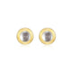 North Star Zircon Stud Earrings – Reign Gold Plated Silver