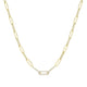 Chaîne Paperclip Pavé Plaqué Or 18K Zircon – Reign