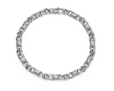 Bracelet Chaîne Gourmette Fantaisie – Ethos Argent 925