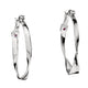 Twisted Hoop Earrings 30mm – Elle 925 Sterling Silver