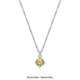 Collier Pendentif Citrine et Diamant Labo – Elle Argent 925