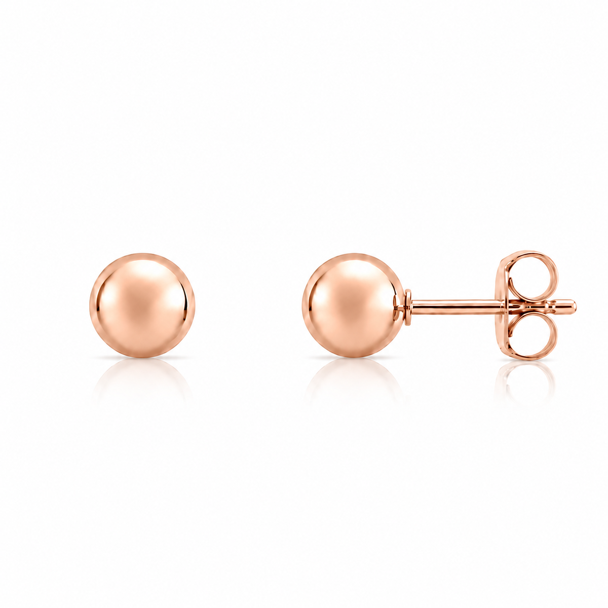 Boucles d'Oreilles Boules Or 10K