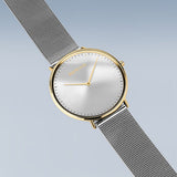 Bering Classic 39mm Bicolore Acier Or