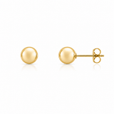 Boucles d'Oreilles Boules Or 10K