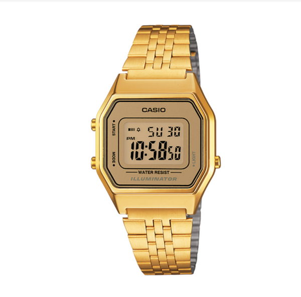 Casio LA680 Vintage Doré Femme