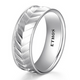 BAGUE CHEVRON ARGENT PLAQUÉ RHODIUM GRANDEUR 10 R4ARZ6A0AQ