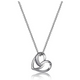 Collier Pendentif Cœur Filigrane Zircon – Elle Argent 925
