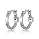 Boucles ELLE argent 925 créoles discrètes