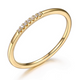 Bague Zircon Plaqué Or – Reign Argent 925