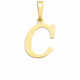 Pendentif Lettre Or Jaune 10K