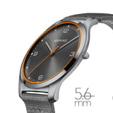 Bering Classic 42mm Acier Gris